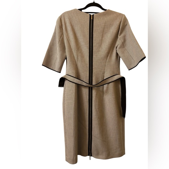 Hugo Boss Doliviena Check Sheath Dress size 8 - Picture 2 of 10